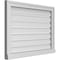 Ekena Millwork Vertical Surface Mount PVC Gable Vent: Functional, w/ 2"W x 2"P Brickmould Sill Frame, 30"W x 22"H GVPVE30X2203SF - alternate 4